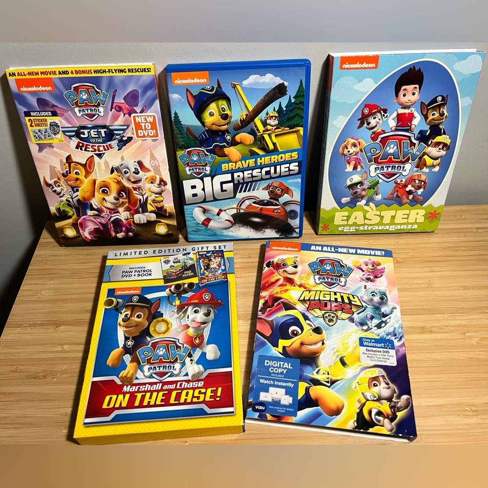 Nickelodeon PAW Patrol DVD Set - 5 titles!